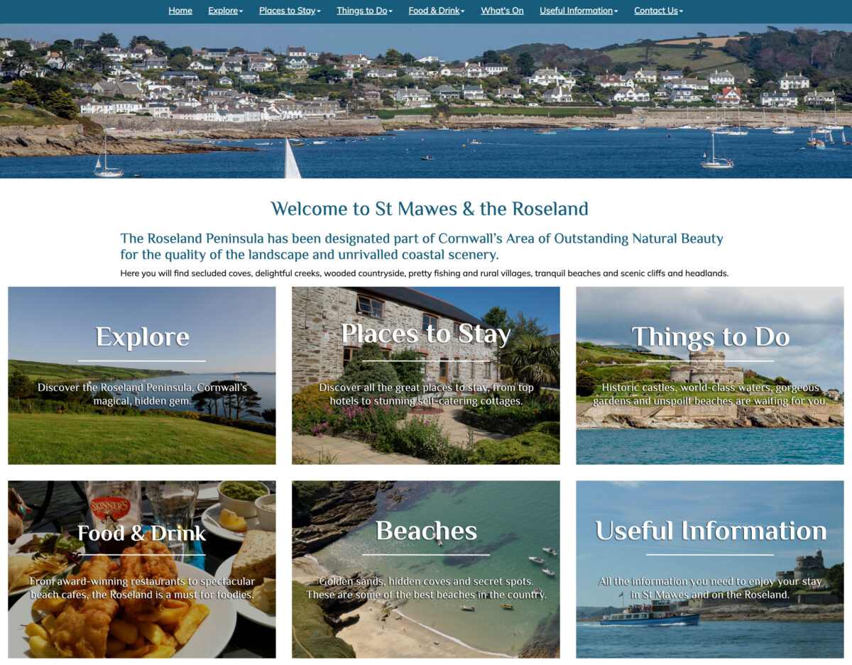 St Mawes and The Roseland home page