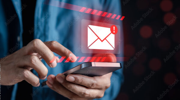 Person checking phone for notifications